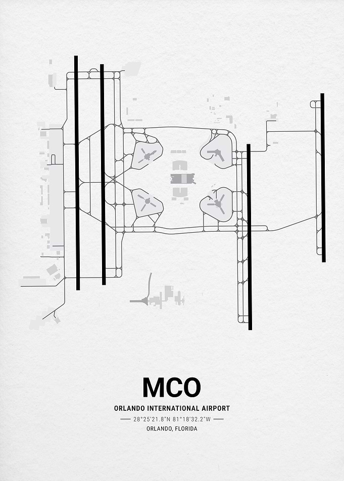 Orlando International Airport Map