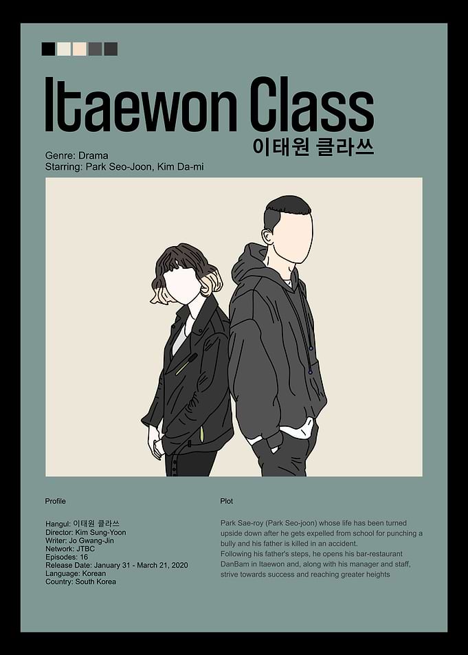 Itaewon Class Minimalist Poster