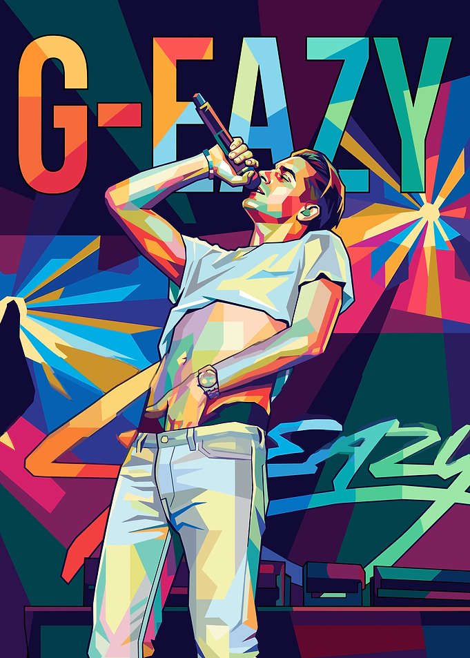 G-Eazy Pop Art Portrait