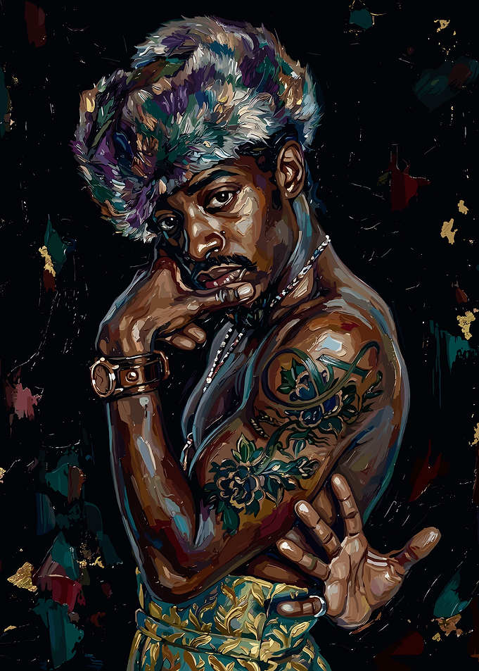 Andre 3000 Vintage art