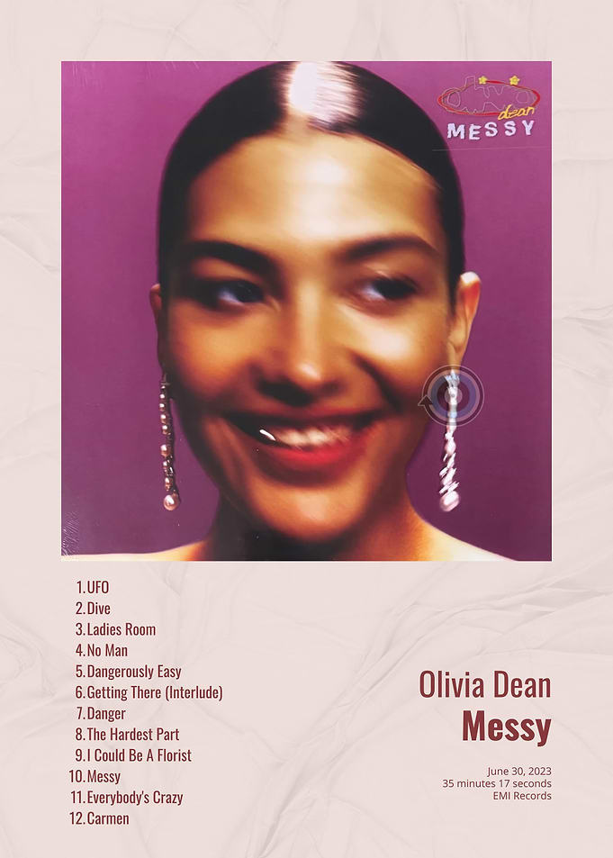 Olivia Dean Messy Album Cover