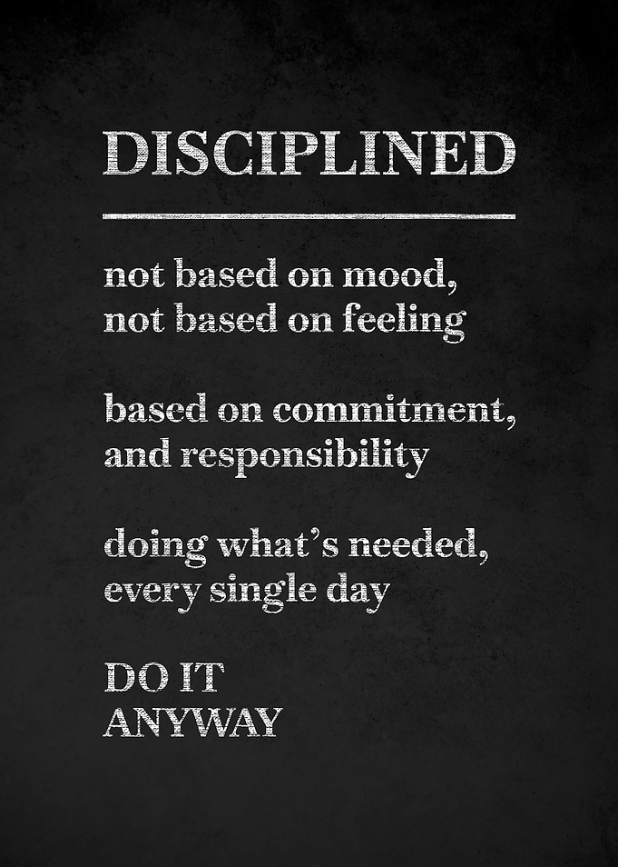 Disciplined definition poster v3
