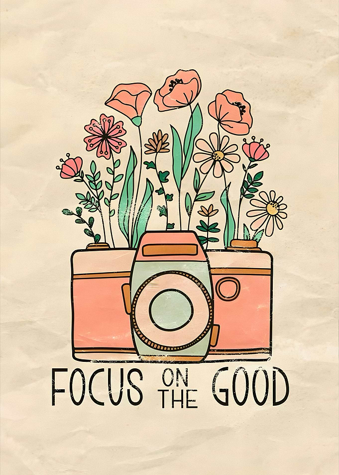 Focus on the Good Camera and Flowers