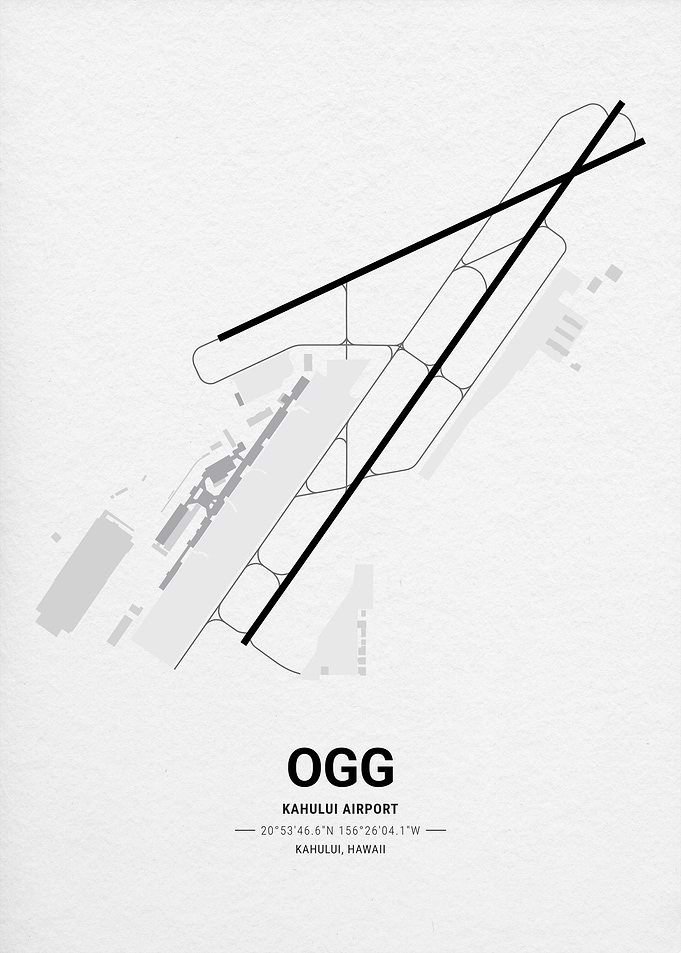 Kahului Airport Map