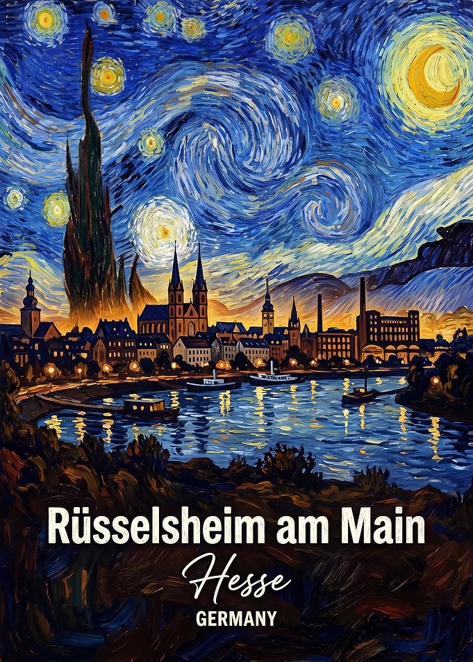 Russelsheim am Main Van Gogh Style