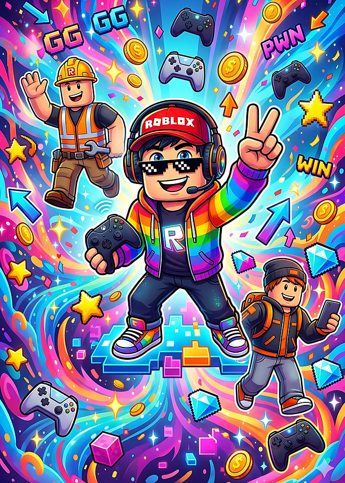 Roblox Gaming Victory Celebration