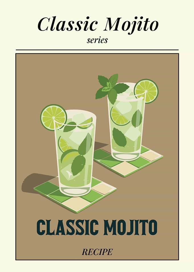 Refreshing Classic Mojito - The Art of Drinks Series