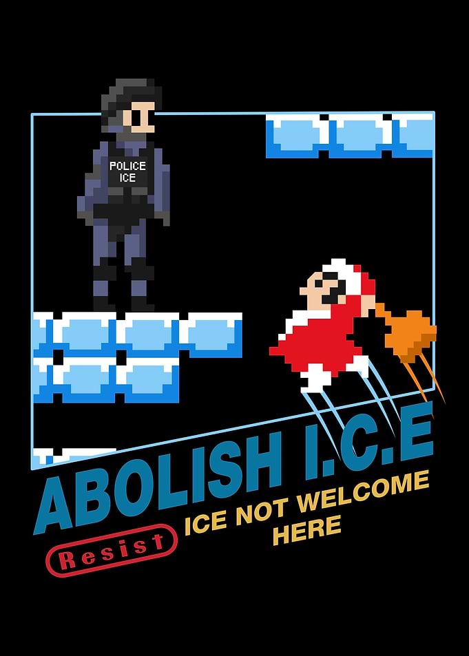 Abolish ICE Pixel Art