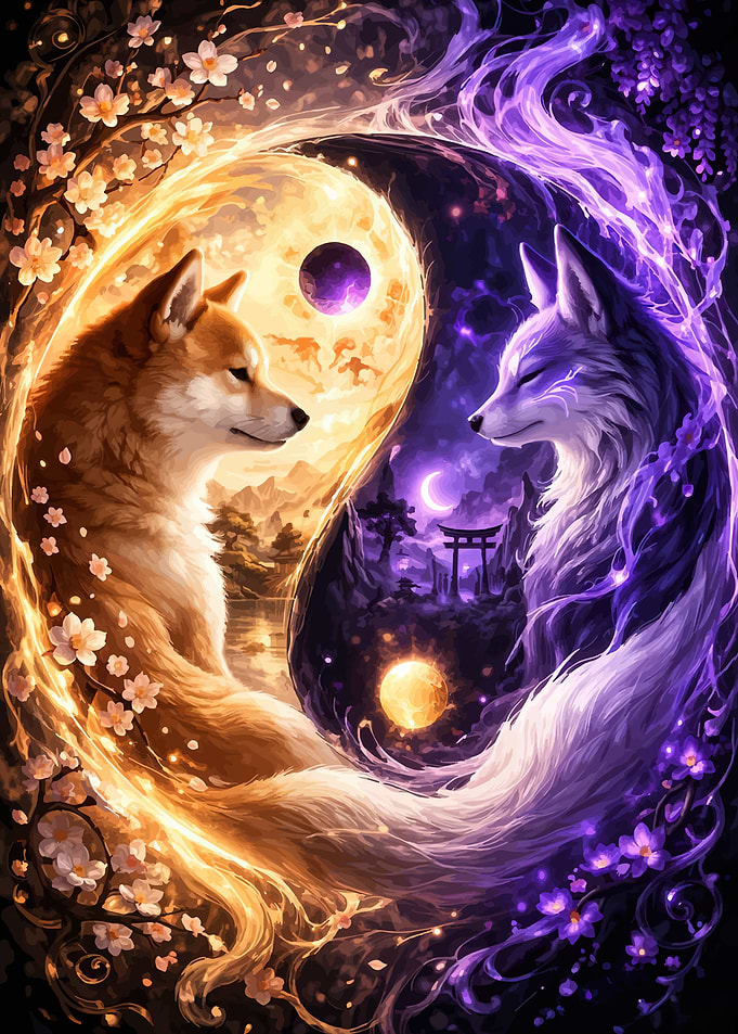Yin Yang Foxes