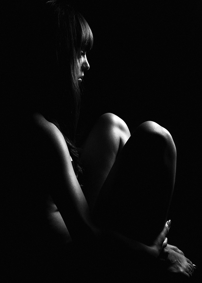 Woman in Dramatic Light