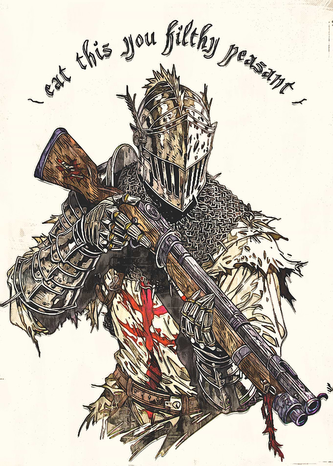 Knight with Shotgun