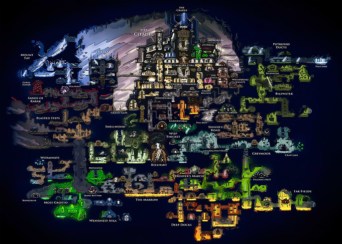 Fantasy Game Map