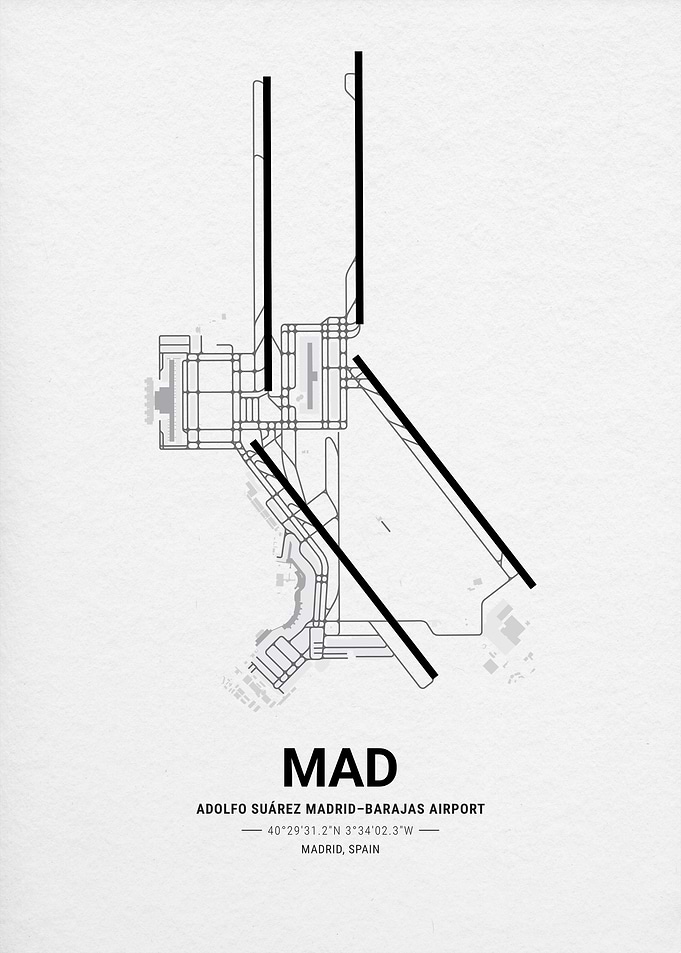 Adolfo Suárez Madrid-Barajas Airport Map