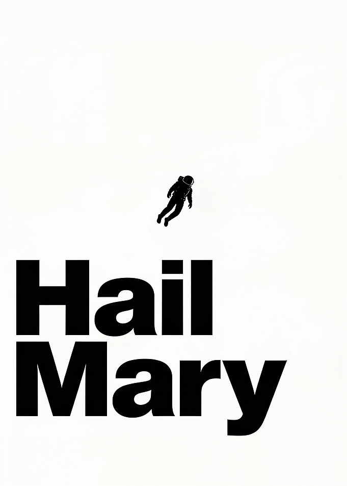 Hail Mary Minimalistic Poster