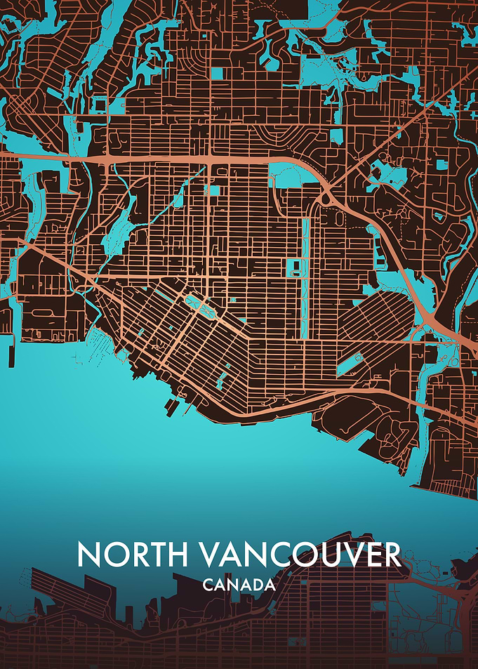 North Vancouver City Map