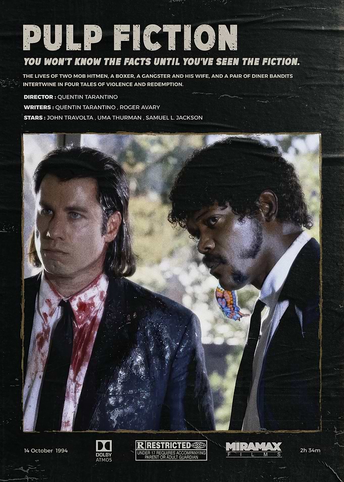 Pulp Fiction Movie Poster