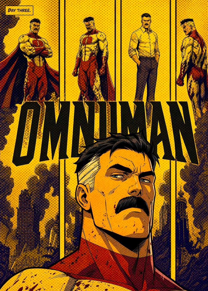 Omni-Man Comic Art