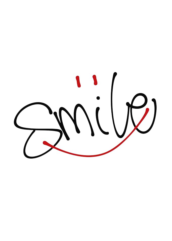 Smile Text Art
