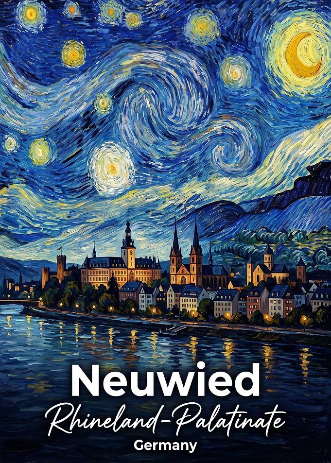 Neuwied Germany Starry Night