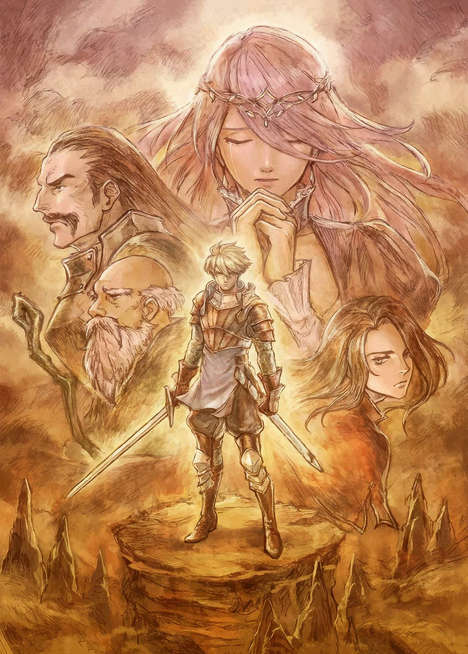 Fantasy Characters in Dramatic Scene