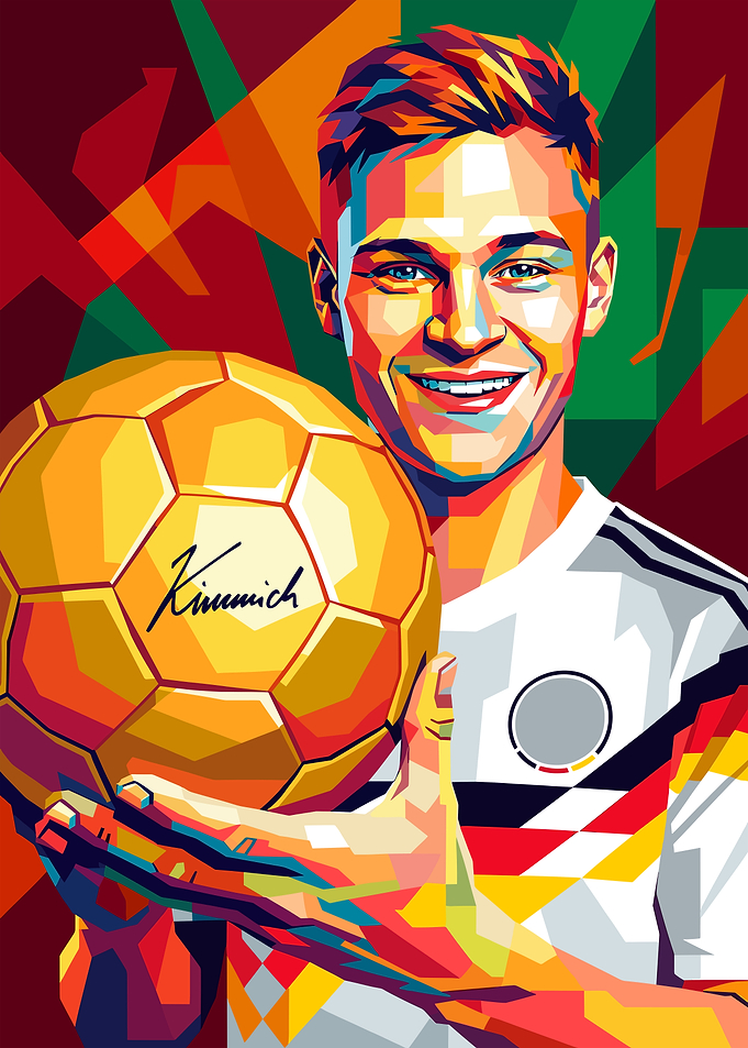 Pop Art Portrait of Joshua Kimmich