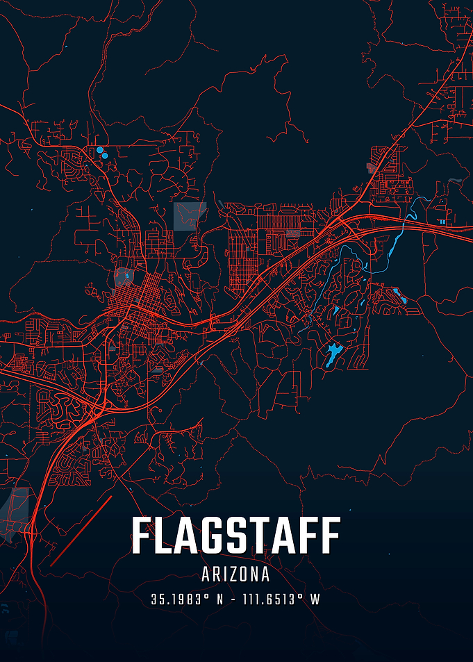Flagstaff Arizona City Map