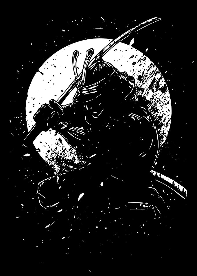 Samurai Warrior in Action