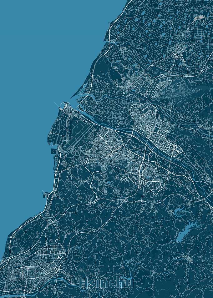 Hsinchu City Map