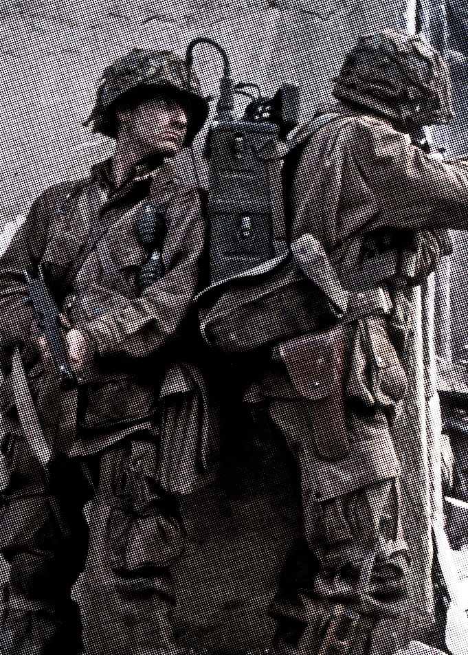 WWII Soldiers with Radio Equipment