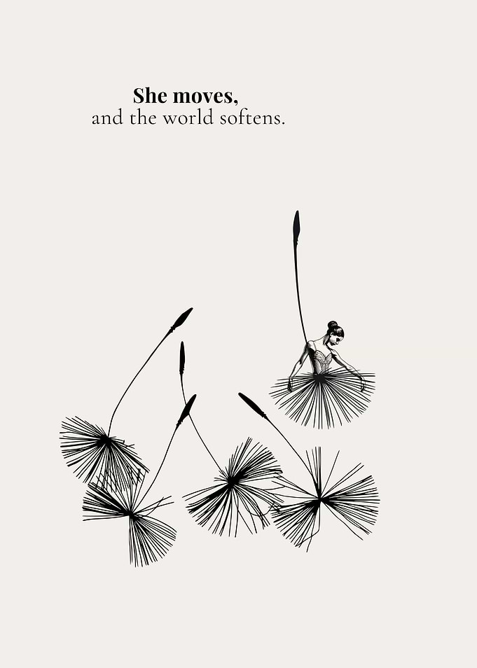 Ballerina on Dandelion Seed