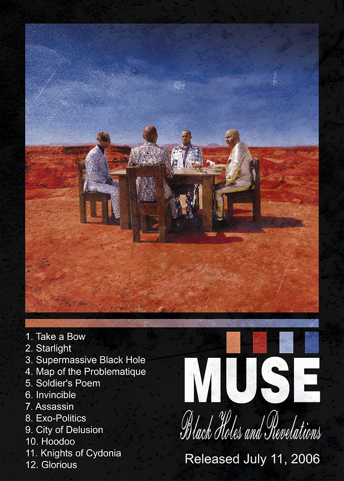 Muse Black Holes and Revelations Album Art