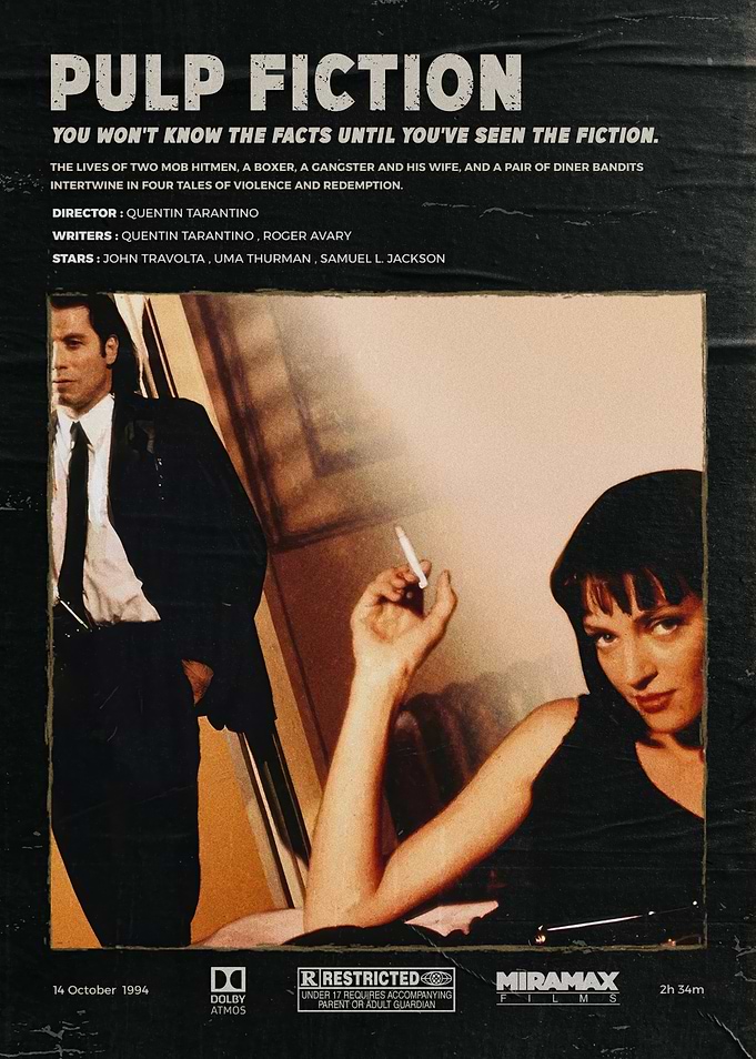 Pulp Fiction Movie Poster