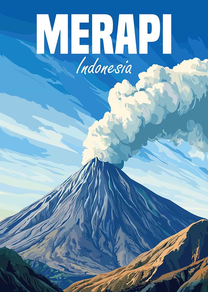 Merapi Volcano Indonesia