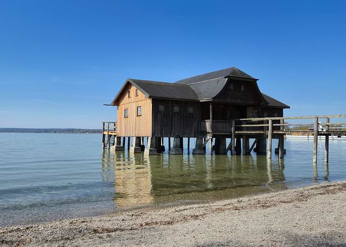 Lakeside Boathouse on Stilts
