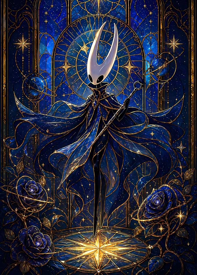 Hornet in Stained Glass Cosmic Robes