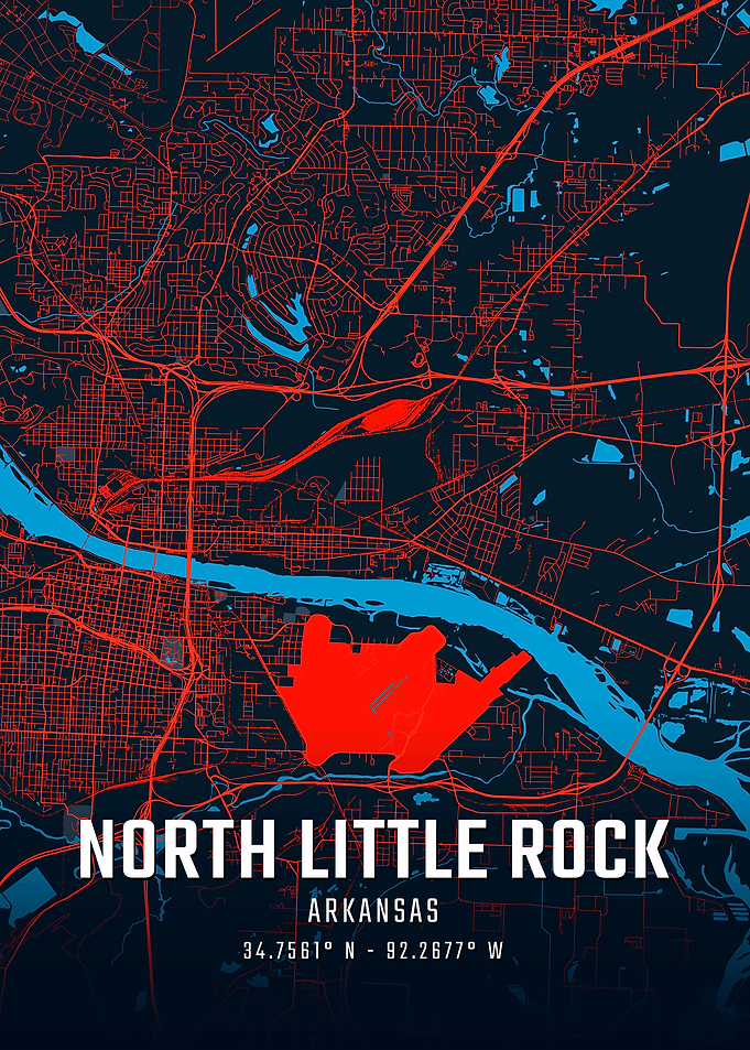 North Little Rock City Map