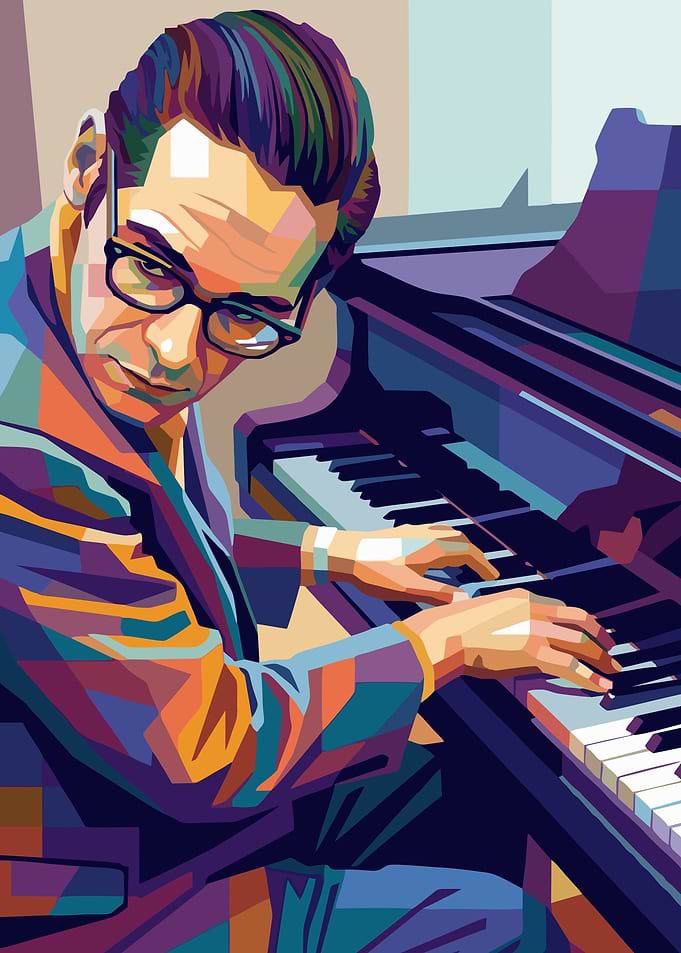 Man Playing Piano
