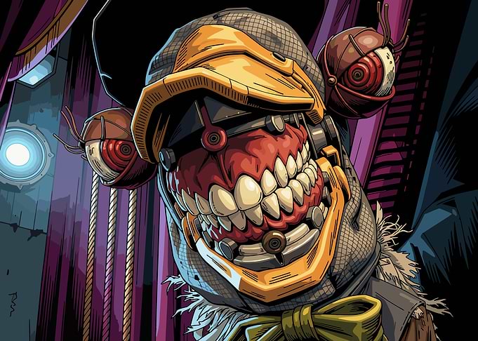 Creepy Mechanical Puppet Character