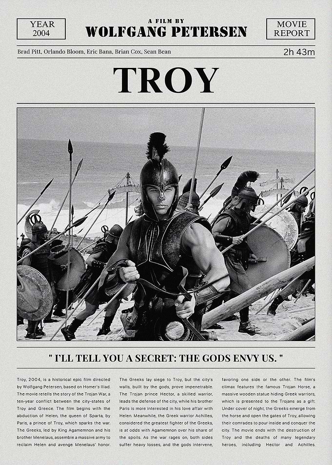Troy Movie Poster