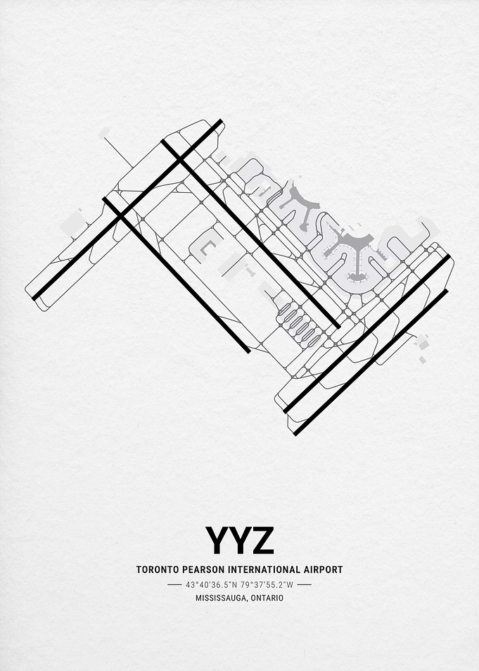 Toronto Pearson International Airport Map