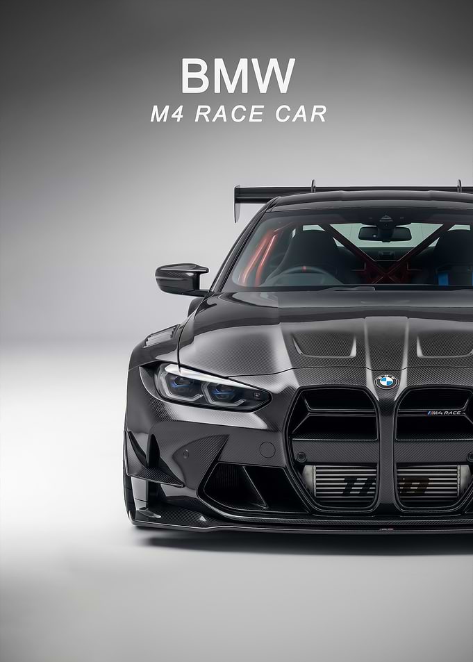 BMW M4 Race Car poster
