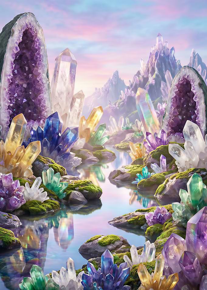 Magical Crystal Landscape