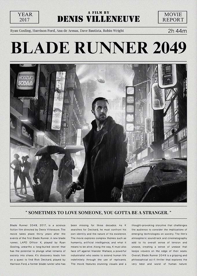 Blade Runner 2049 Movie Poster