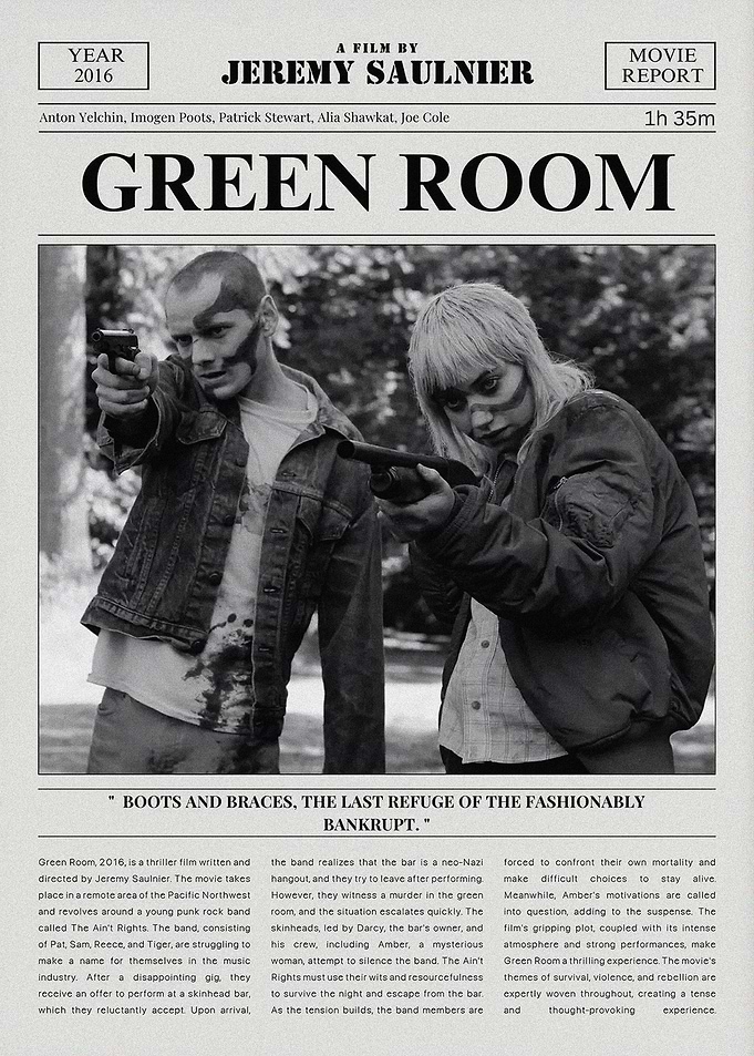 Green Room Movie Poster