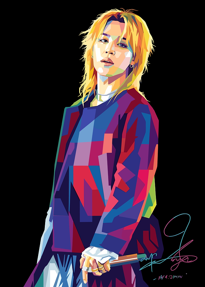 Jimin wpap pop art