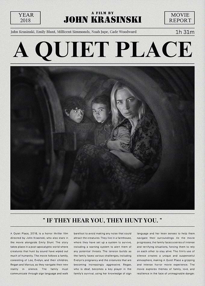 A Quiet Place Movie Poster