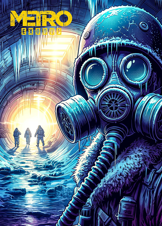 Metro Exodus Gas Mask and Tunnel