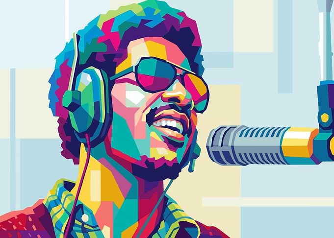 Man with headphones