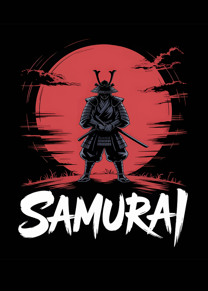 Samurai Warrior Silhouette