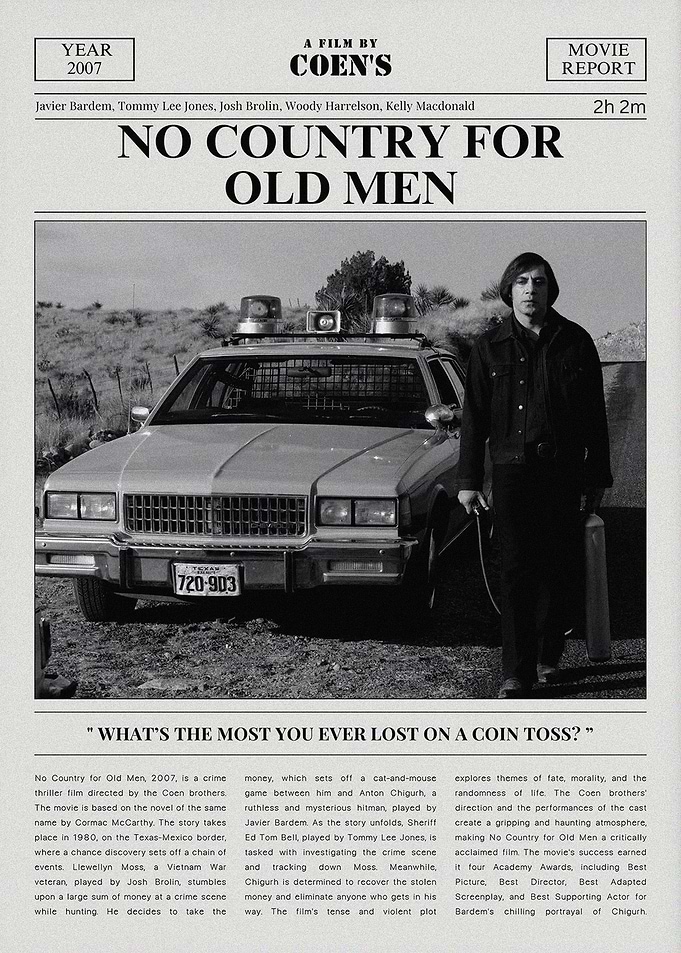 No Country for Old Men Movie Poster